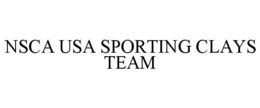 NSCA USA SPORTING CLAYS TEAM
