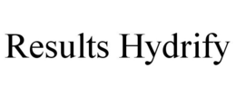 RESULTS HYDRIFY