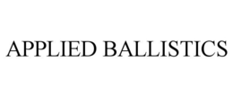 APPLIED BALLISTICS