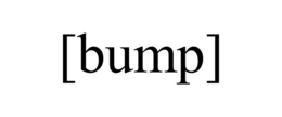 [BUMP]