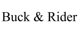 BUCK & RIDER