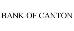 BANK OF CANTON