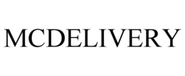 MCDELIVERY trademark