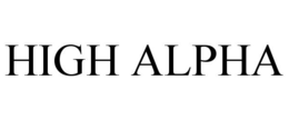 HIGH ALPHA