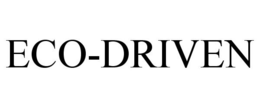 ECO-DRIVEN