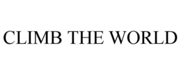 CLIMB THE WORLD