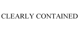 CLEARLY CONTAINED