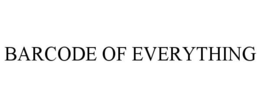 BARCODE OF EVERYTHING