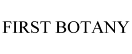 FIRST BOTANY