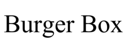 BURGER BOX