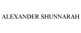 ALEXANDER SHUNNARAH