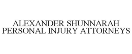 ALEXANDER SHUNNARAH PERSONAL INJURY ATTORNEYS