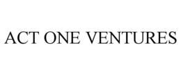 ACT ONE VENTURES