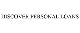 DISCOVER PERSONAL LOANS trademark