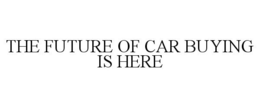 THE FUTURE OF CAR BUYING IS HERE