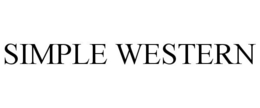 SIMPLE WESTERN
