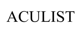 ACULIST