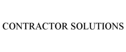 CONTRACTOR SOLUTIONS
