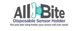 ALL BITE DISPOSABLE SENSOR HOLDER THE ONLY BITE WING HOLDER YOUR SENSOR WILL EVER NEED!