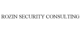 ROZIN SECURITY CONSULTING