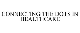 CONNECTING THE DOTS IN HEALTHCARE