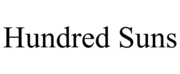 HUNDRED SUNS