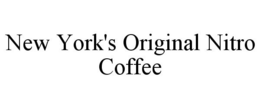 NEW YORK'S ORIGINAL NITRO COFFEE