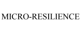 MICRO-RESILIENCE