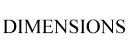 DIMENSIONS