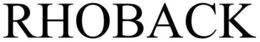 RHOBACK