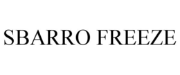 SBARRO FREEZE