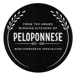 FROM THE AWARD WINNING KITCHENS OF PELOPONNESE MEDITERRANEAN SPECIALTIES