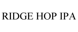 RIDGE HOP IPA