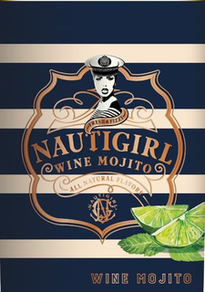 NAUTIGIRL WINE MOJITO FRESH & FIZZY ALL NATURAL FLAVORS NAUTIGIRL WINE MOJITO