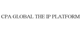 CPA GLOBAL THE IP PLATFORM