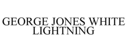 GEORGE JONES WHITE LIGHTNING