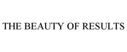 THE BEAUTY OF RESULTS
