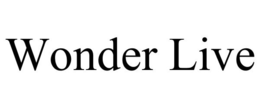 WONDER LIVE