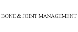 BONE & JOINT MANAGEMENT