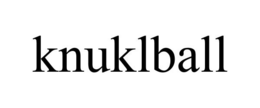 KNUKLBALL