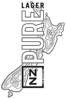 NZ NEW ZEALAND PURE LAGER