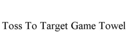 TOSS TO TARGET GAME TOWEL