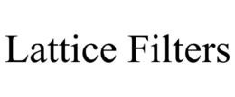 LATTICE FILTERS