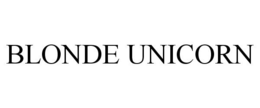 BLONDE UNICORN