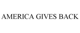AMERICA GIVES BACK