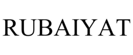 RUBAIYAT