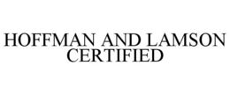 HOFFMAN & LAMSON CERTIFIED