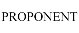 PROPONENT
