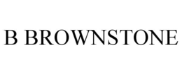 B BROWNSTONE