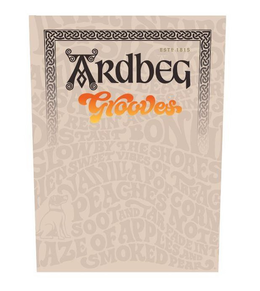 ESTD 1815 ARDBEG GROOVES INTENSE AROMAS OF SMOKED CINNAMON AND PAPRIKA ANTIQUE LEATHER AND SADDLE SOAP DRIFT INTO PINE RESIN AND BRINY SEA SPRAY. DISTANT BONFIRES GLOW BY THE SHORES OF THE DISTILLERY THE SWEET VIBES OF TREACLE TOFFEE VANILLA POPCORN AND SALTED PEACHES NOTES OF SMOKY SOOT AND TAR FADE INTO A MELLOW HAZE OF APPLES AND SMOKED PEAR